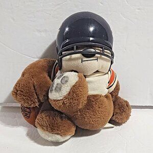NFL Huddles Chicago Bears Teddy Bear Vintage 1983 Football Tudor Games Plush 8"